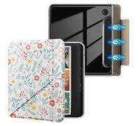 E NET-CASE Étui magnétique détachable pour liseuse 7" Kobo Libra 2 & Tolino Vision 6 (2021), Dos Ultra Transparent Anti-Rayures léger丨Facile à détacher et attacher丨Mise en Veille/réveil