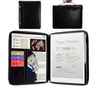 E NET-CASE Étui pour tablette Remarkable Paper Pro 11,8" (sortie en 2024) - Étui professionnel en cuir synthétique amélioré pour papier numérique Remarkable Paper Pro avec fermeture éclair et