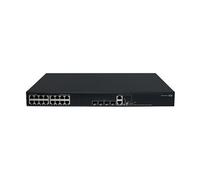 HPE Networking Comware 2150 16p 10M/100M/1G PoE+ 4p SFP+ 1G/10G 248W - Commutateur - C3 - Géré - 16 x 10/100/1000Base-T (PoE+) + 4 x 1 Gigabit/10 Gigabit SFP+ (liaison montante/empilage) - Montable su