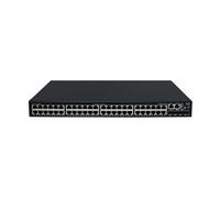 HPE Networking Comware 2150 48p 10M/100M/1G PoE+ 4p SFP+ 1G/10G 390W - Commutateur - C3 - Géré - 48 x 10/100/1000Base-T (PoE+) + 4 x 1 Gigabit/10 Gigabit SFP+ (liaison montante/empilage) - Montable su