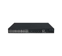 E Networking Comware 5150L 24p 10M/100M/1G PoE+ 4p SFP 1G Combo 4p SFP+ 1G/10G 405W - Commutateur - C3 - Géré - 24 x 10/100/1000Base-T (PoE+) + 4 x