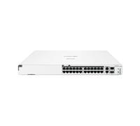 HPE Commutateur Instant On 1960 24G – 24×1Gb, 2×10Gb SFP+, 2×10GbBase‑T, PoE 370W, L3 Lite, Rack