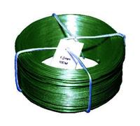 E-NORMpro Drahtspinne PVC vert 1,4/0,9 mm x 50 m Quantité:10