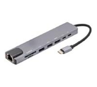 E&P Adaptateur multiport USB-C 8 ports MPA8 sw/si (MPA8)