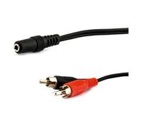 e+p E+P Elektrik Câble adaptateur stéréo 0,2 m B132/02 Quantité:1