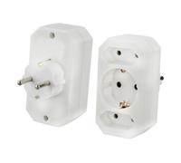 e+p E+P Elektrik Prise triple combinée blanche EA9 Quantité:1