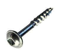 E.P.H. Pocket Hole Screws, No.8 x 32mm, Pack of 100, Coarse Self-Cutting Thread, Square Drive, For Softwoods & Man-Made Boards, EPHS832100C