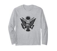 E Pluribus Unum US Eagle Crest Manche Longue