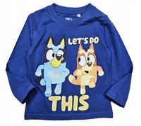 E plus M Bluey, T Shirt Manches Longues, Garçon (Bleu,2 Ans)