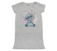 eplusm Lilo et Stitch, Pyjama Chemise de Nuit, Femme (Gris,XL)