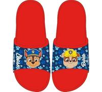 E plus M Pat' Patrouille Chaussures de douche et de bain pour garçon Pantoufles d'été antidérapantes Sandales de plage, rouge, 25/26 EU