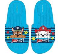 E plus M Pat' Patrouille Chaussures de douche et de bain pour garçon Pantoufles d'été antidérapantes Sandales de plage, bleu, 31/32 EU