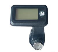E pour vélo LCD Compteur de vitesse électrique pour vélo 36 V 48 V 60 V 72 V ABS Moniteur de guidon avec verrouillage à clé Câble de 170 cm pour scooter électrique Odomètre (A)