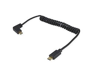 E-Quip Equip 128889 Câble USB 2.0 C vers C coudé à 90° Mâle/Mâle 1,0 m