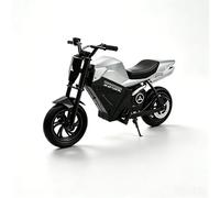 E-RIDES Kids Electric Ride on Motorcycle | High Carbon Steel Frame, LED Lights, Simulated Engine Sound & Mist Spray, 250W/350W Motor, Rear Disc Brake, 12.5" Clincher Pneumatic Tyre (Silver)