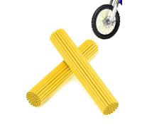 E-riding Couvres-rayons pour roue de moto - Lot de 72 protections universelles pour roue de moto, couvre-rayons pour moto tout terrain, garniture de tuyau pour jantes de rayon de 8"-21", couvre-rayons