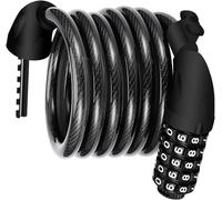 E Roller Bike Lock 120 Cm/15 Mm Very High Security Level With 5 Digit Numeric Code Bicycle Holder Lock For Scooter/Bike/Motorcycle