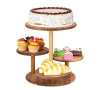 E-ROOM TREND Présentoir à Cupcakes en Bois à 4 Niveaux