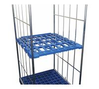 E. S. B. ESB Plateau intermédiaire KU bleu pour rolltainer® 724 × 815 mm 2 et 3 côtés Quantité:1