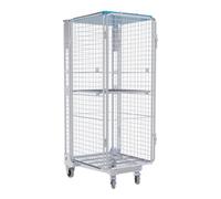 E. S. B. nestainer® Anti-vol ADB 1600 ME/KU 730 x 870 mm 5 côtés galvanisé bleu Quantité:1