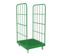 E. S. B. rolltainer® 1350 KU Plancher en plastique 724 x 815 mm vert double face Quantité:1