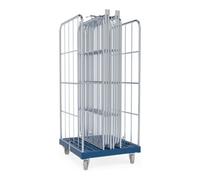 E. S. B. rolltainer® 1450 Système à emboîtement 724 x 815 mm 2 faces bleu Quantité:1