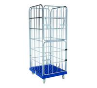 E. S. B. rolltainer® Chariot de transport 1650 KU bleu 724 x 815 mm pliable Cr 3 Quantité:1