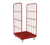 E. S. B. rolltainer® Plancher en plastique 1350 KU 724 x 815 mm rouge 2 faces Quantité:1