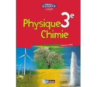 E.S.P.A.C.E. Collège Physique Chimie 3e 2008 Manuel de l'élève - Dirand Bernard - Bordas - broché - Scolaire / Universitaire