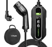 E-S1mple Chargeur Voiture Electrique 3.68KW【10.5M, 6-16A】 Cable Recharge Voiture Electrique Type 2 avec 0-12H Retard EV Chargeur Type 2 Compatible avec EV/Phevs
