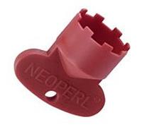 clé de service cache Neoperl 09915146 JR + SLIM AIR, M 21,5x1, rouge, pour l'installation du régulateur de jet