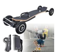 E-Skateboard, Longboard éLectrique Tout-Terrain Avec TéLéCommande, 10000 Mah Longboard éLectrique De Montagne Avec Skateboard TéLéCommandé, Vitesse Maximale 40 Km/H, Charge 220 Kg, Ascension 30°,A