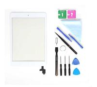E Soul Blanc Kit de Remplacement d'écran Pour iPad mini 1 2 Écran tactile Numériseur Panneau Avant Vitre Réparation de lentille (inclus puce IC) avec Outils et Adhésif