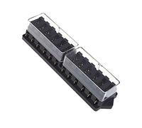 E Support 12V 24V 12 Voies Standard Boîte à Fusibles Porte Bloc de Blocs Fusible Lame Circuit ATO ATC Voiture Porte-Fusible Imperméable