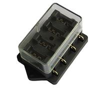 E Support 12V 24V 4 Voies Standard Boîte à Fusibles Porte Bloc de Blocs Fusible Lame Circuit ATO ATC Voiture Porte-Fusible Imperméable