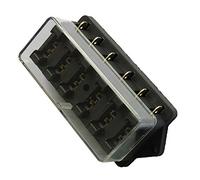 E Support 12V 24V 6 Voies Standard Boîte à Fusibles Porte Bloc de Blocs Fusible Lame Circuit ATO ATC Voiture Porte-Fusible Imperméable