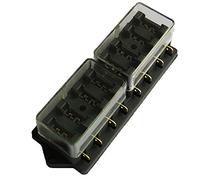 E Support 12V 24V 8 Voies Standard Boîte à Fusibles Porte Bloc de Blocs Fusible Lame Circuit ATO ATC Voiture Porte-Fusible Imperméable