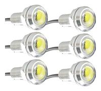 E Support™ 6 X 9W LED DRL aigle oeil moteur de voiture lumi¨¨re de brouillard diurne inverse sauvegarde signal ampoule