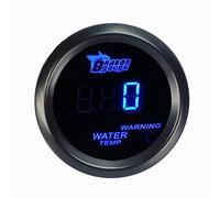 E Support Jauge de Température de l'eau électrique Lumière LED Bleue Numérique Jauge de Température de l'eau Outil Universel Instrument de Mètre 2" 52mm