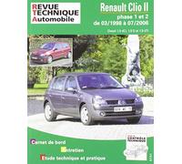 E.T.A.I - Revue Technique Automobile 118 - RENAULT CLIO II PHASE 1 et 2 - 2001 à 2006
