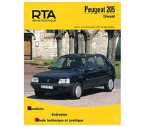 E.T.A.I - Revue Technique Automobile 456.7 - PEUGEOT 205 - 1987 à 1998 - Diesel collectif
