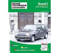 E.T.A.I - Revue Technique Automobile 518.1 - RENAULT SUPER 5 GTX et BACCARA - 1984 à 1996