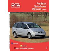 E.T.A.I - Revue Technique Automobile 599 - FORD/SEAT/- VOLKSWAGEN GALAXY I/ALHAMBRA I - 7V/SHARAN I - 7M - 1995 à 2000