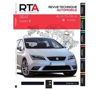 E.T.A.I - Revue Technique Automobile Hors série 22 SEAT LEON III - 5F PHASE 1 - 2012 à 2016