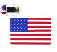 E.T. INSIDE Clé USB 2.0 8 Go United States Flag Disque Ultra Mince USB Memory Stick