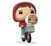 Funko Pop! Movies: ET - Elliott - Elliot with ET in Bike Basket - E.T. The Extra Terrestrial - Figurine en Vinyle à Collectionner - Idée de Cadeau - Produits Officiels - Movies Fans