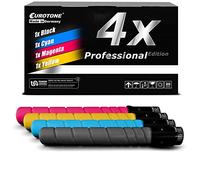 E.T. Lot de 4 toners compatibles avec Konica Minolta Bizhub C360, remplace le TN-319 TN319