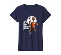 E.T. The Extraterrestrial I'll be Right Here Moon Glow T-Shirt, Femme, Bleu Marine, L