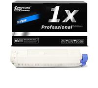 E.T. Toner compatible pour Oki C810 C830 remplace 44059107 Cyan Bleu
