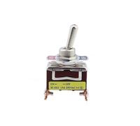 E-TEN1021 on off switch Miniature On Off Small SPST Toggle Switch Heavy Duty with Cover 12V 6 A/250 VAC 10 A/125VAC NWPNLXEA(E-TEN1021Without hat)